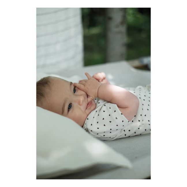 Aloe Organic Cotton Playsuit  | Red