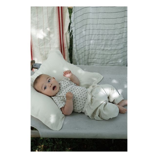 Aloe Organic Cotton Playsuit  | Red