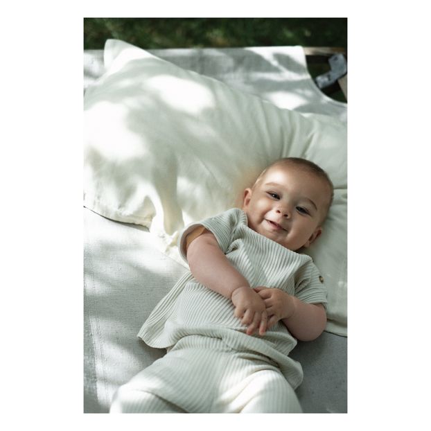Poudre Organic - T-Shirt Coton Bio Côtelé Bourrache (Poudre Organic) - Couverture