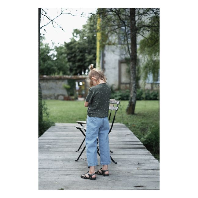 Grapefruit Organic Cotton Trousers  | Blue