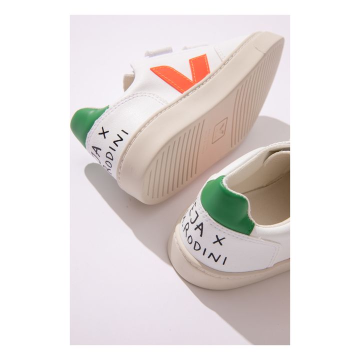 Colaboración Veja x Mini Rodini - Zapatillas V-12  Blanco- Imagen del producto n°6