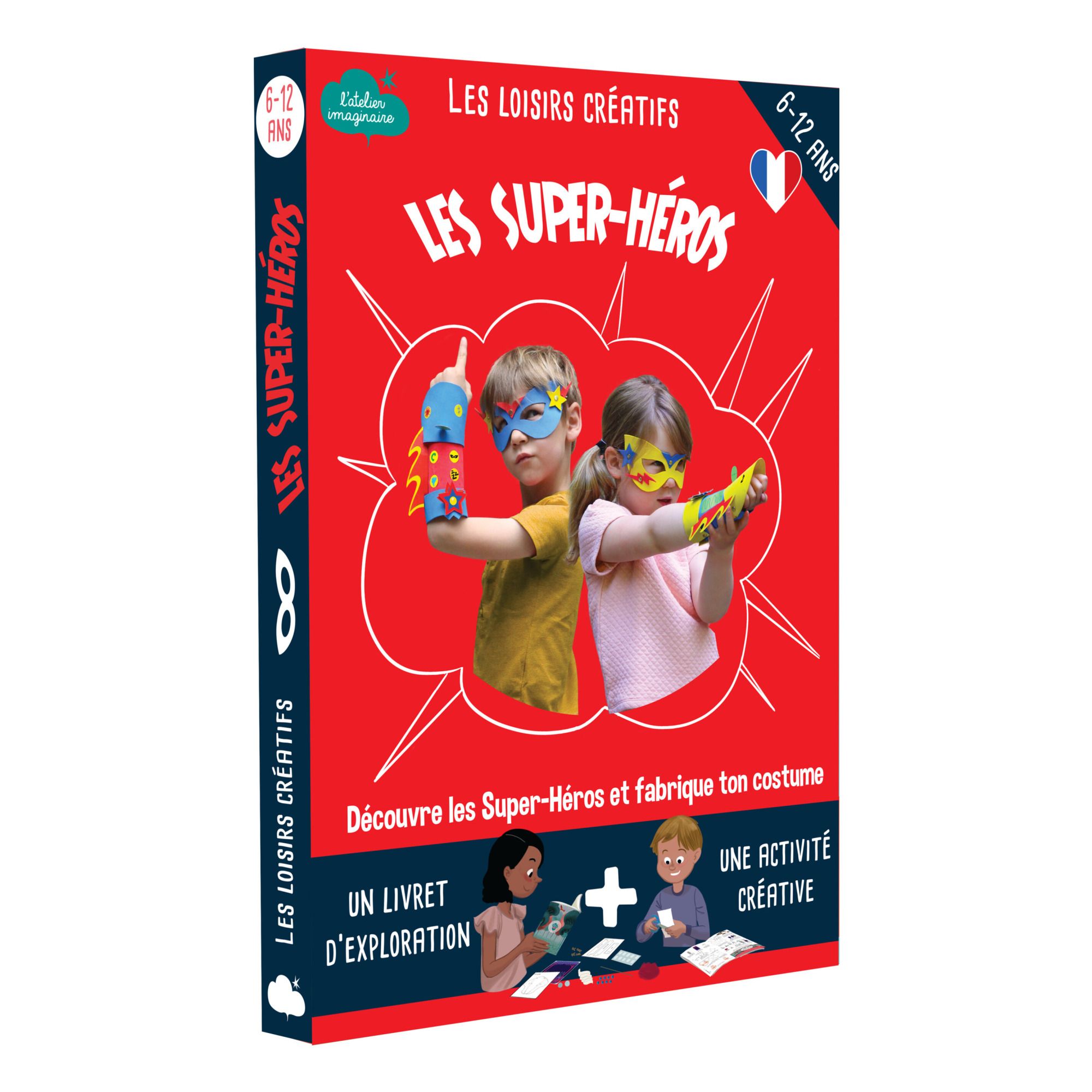 L'atelier imaginaire - Kit Créatif Super-Héros - Multicolore