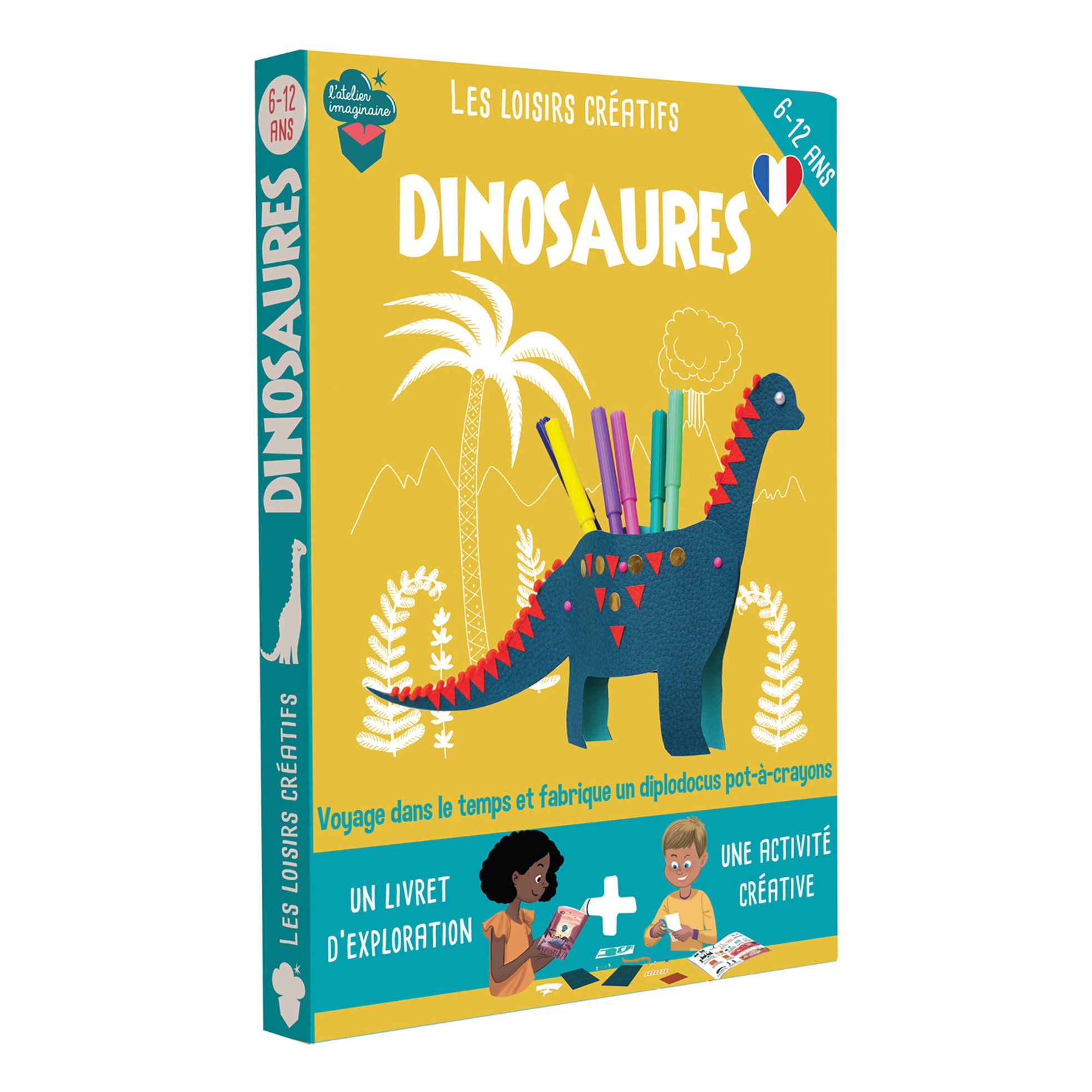 L'atelier imaginaire - Kit Créatif Dinosaures - Multicolore