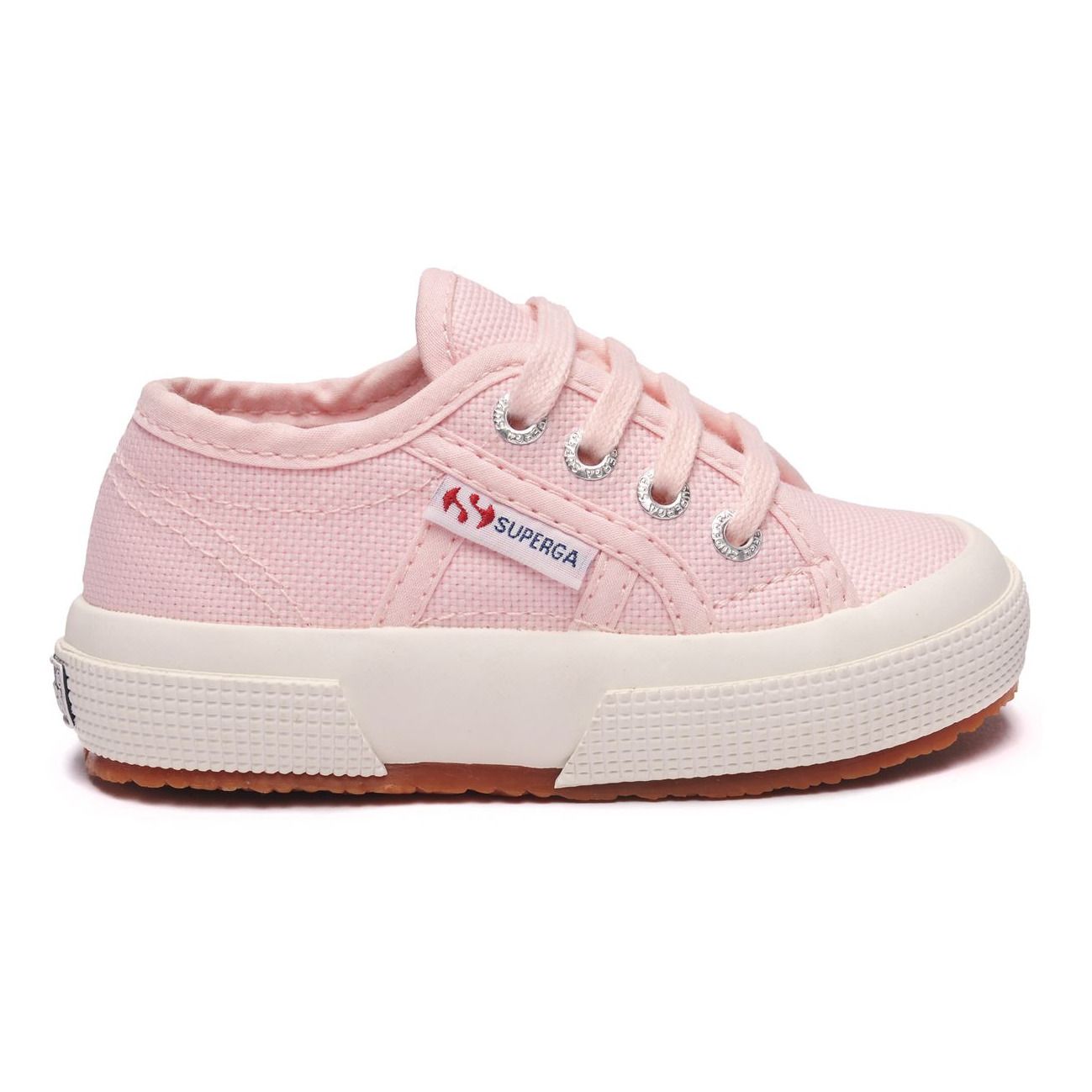 Superga - Baskets Lacets Coton Basse - Fille - Rose