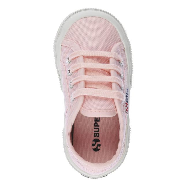 Zapatillas Cordones algodón Bajas | Rosa
