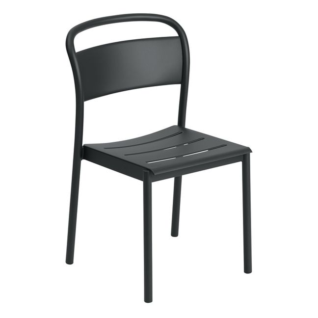 Linear Outdoor Chair Black