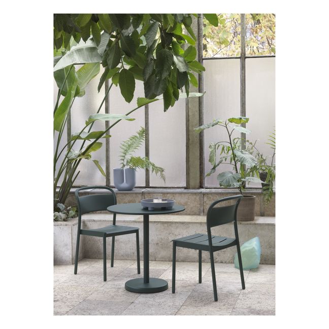 Linear Outdoor Chair Dark green