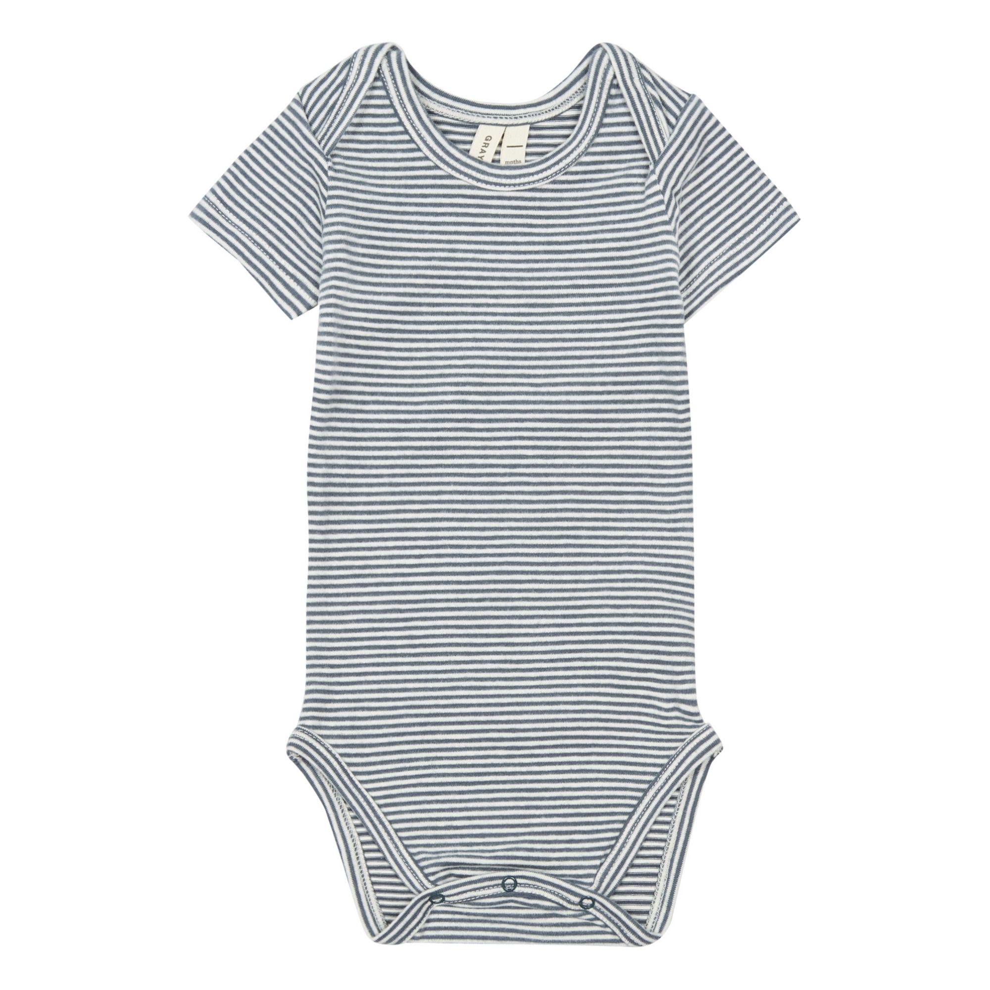 Gray Label - Body Onesie Coton Bio - Fille - Bleu marine