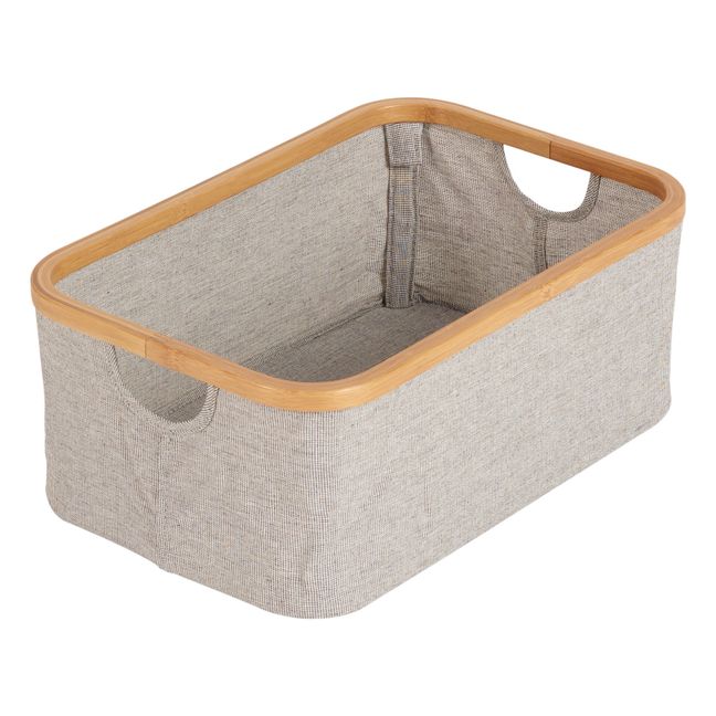 Cesta en algodón & bambú