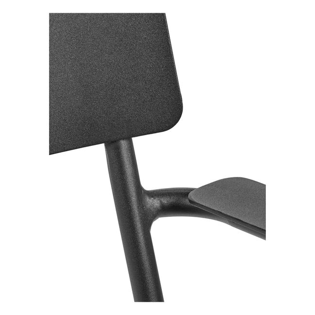 August Outdoor Chair with Armrests | Black