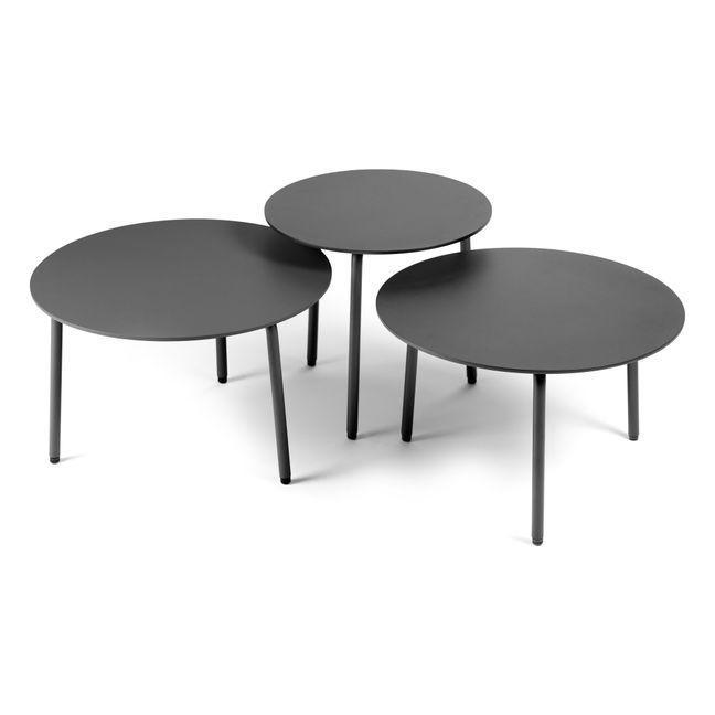 Table d'appoint ronde outdoor August | Noir