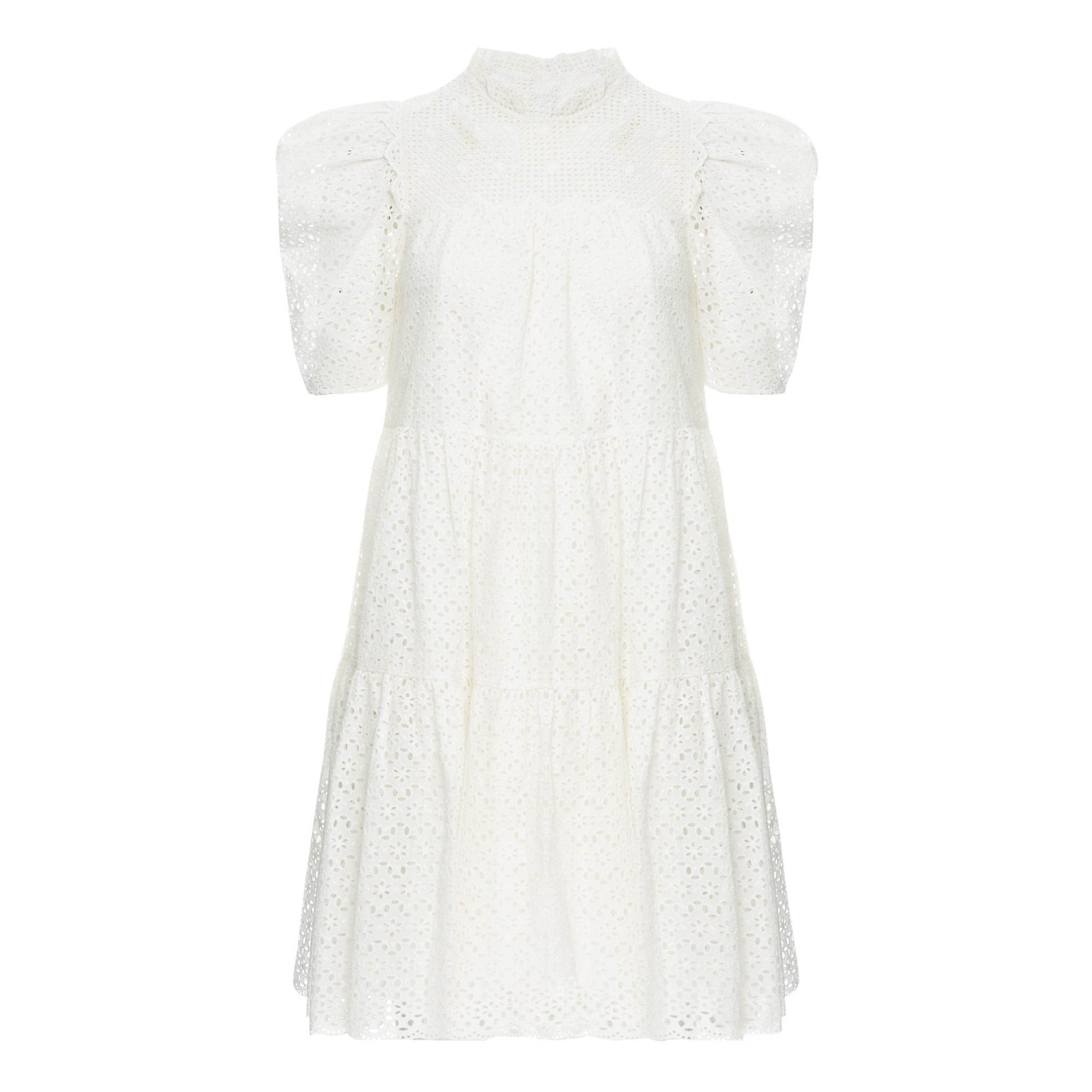 Ulla Johnson - Robe Simone Broderie Anglaise - Femme - Blanc