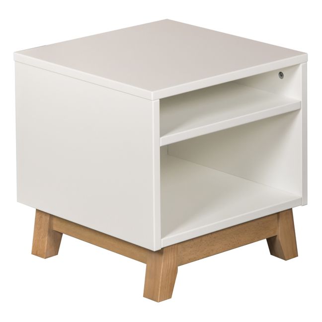 Trendy Bedside Table White