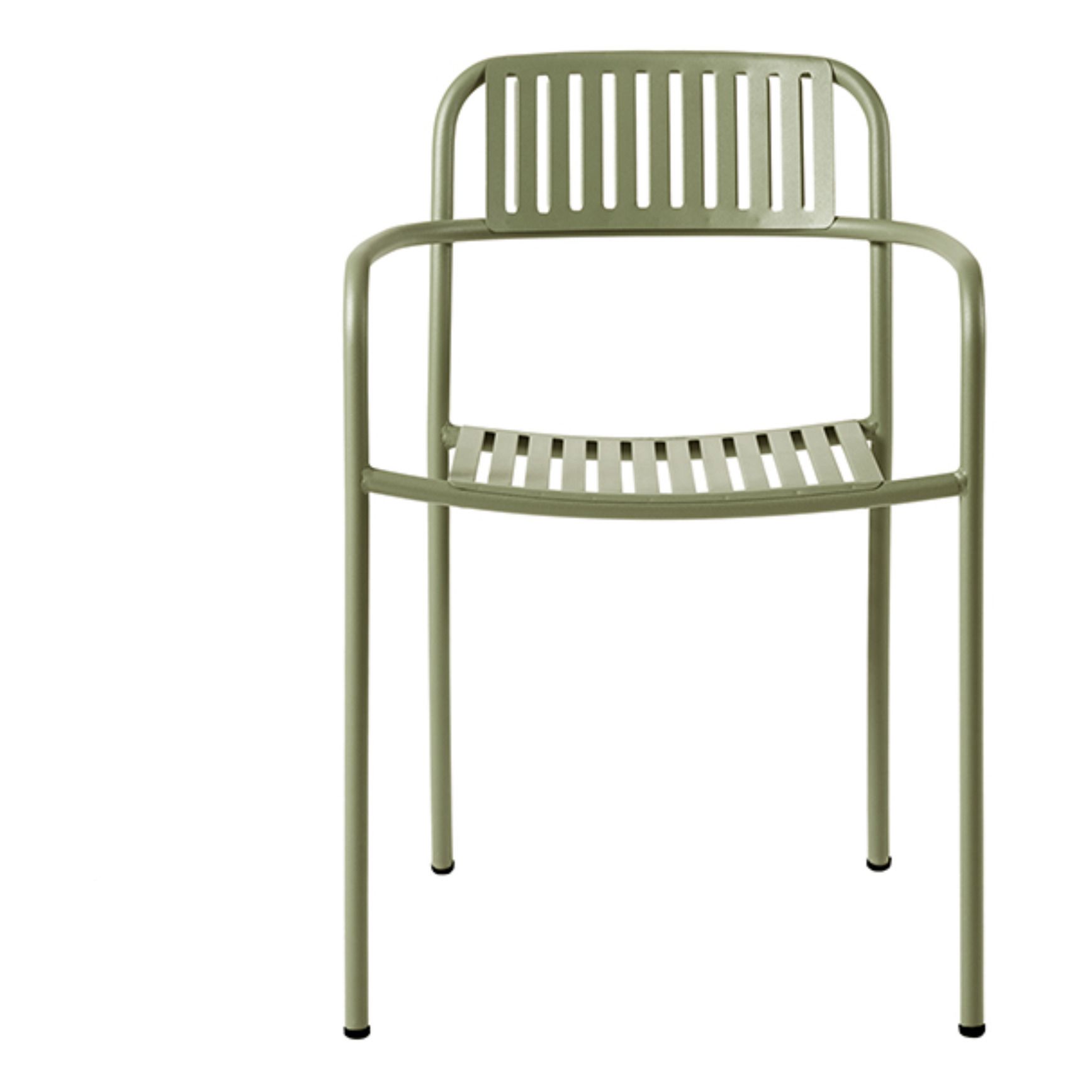 Patio Stainless Steel Outdoor Chair  Olive green- Product image n°0