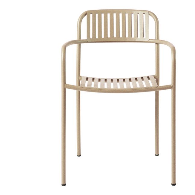Patio Stainless Steel Outdoor Chair  | Sand