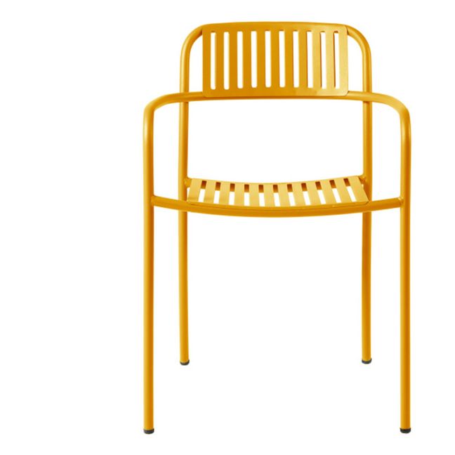 Patio Stainless Steel Outdoor Chair  | Mustard