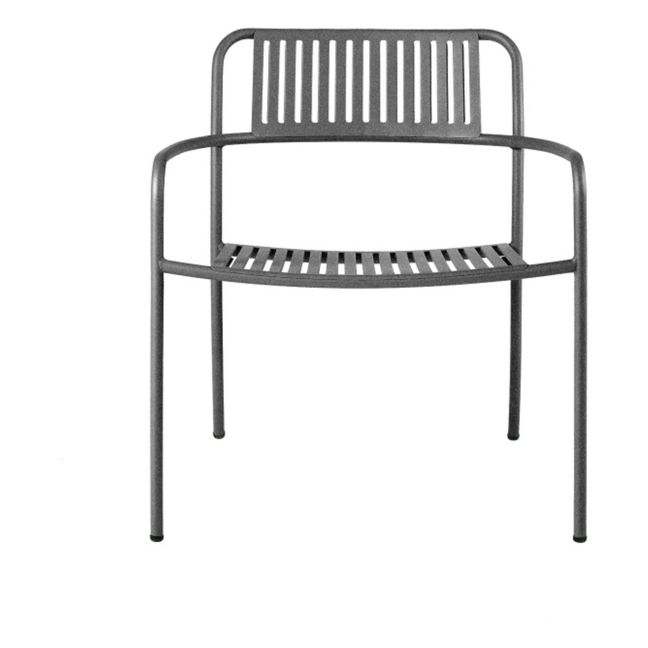 Patio Stainless Steel Outdoor Lounge Chair  | Gris graphite