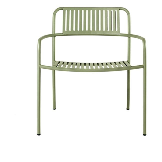 Patio Stainless Steel Outdoor Lounge Chair  | Olive