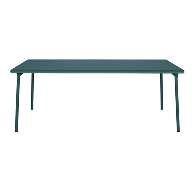 Table outdoor Patio en inox - 200x100 cm Vert Empire
