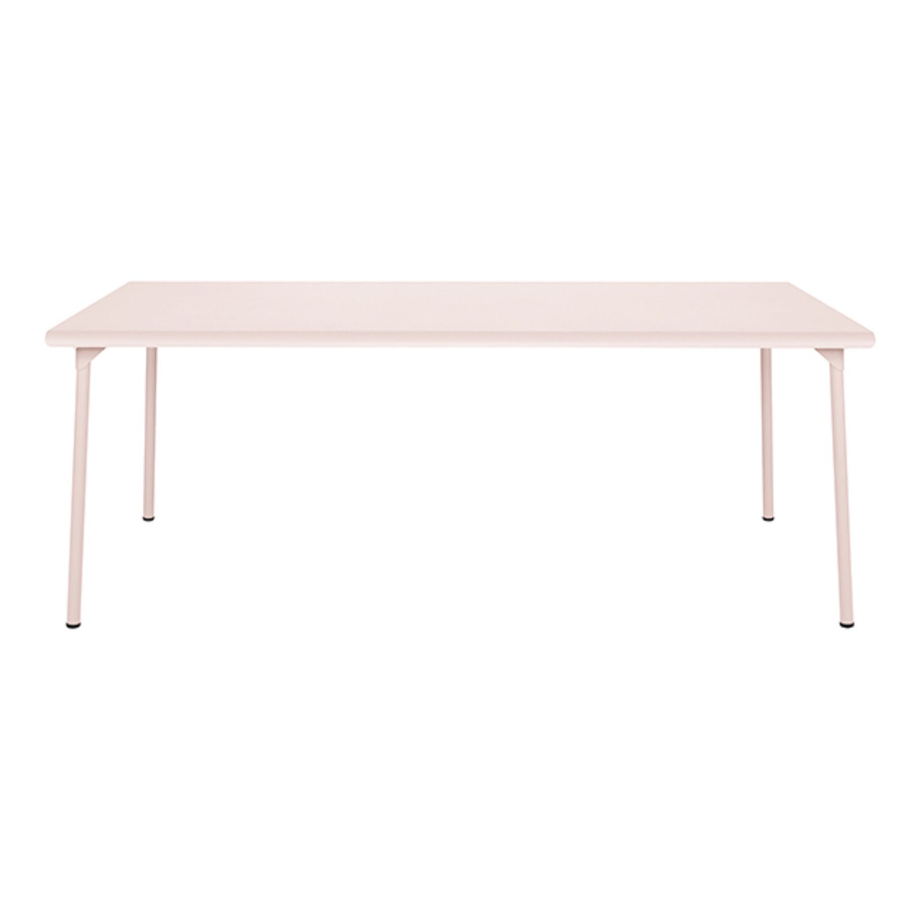 Tolix - Table outdoor Patio en inox - 200x100 cm - Rose poudré