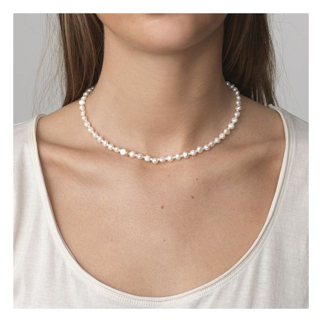 Collanina Stellar Pearly | Dorato