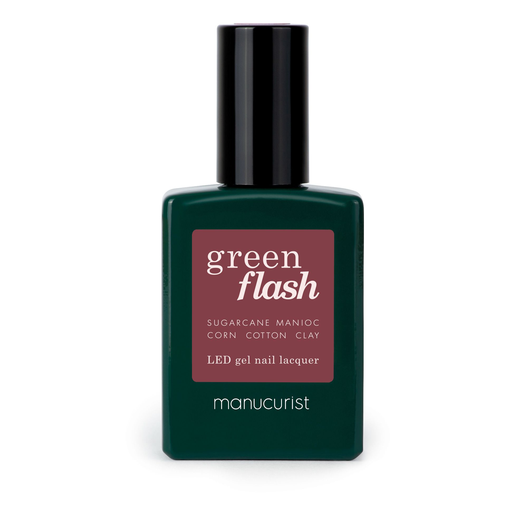 Manucurist - Vernis à ongles semi-permanent Green Flash - 15 ml - Victoria plum