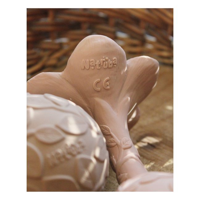 Plumeria Teething Rattle | Pink