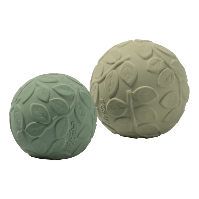 Leaf Sensory Ball - Set of 2 Green