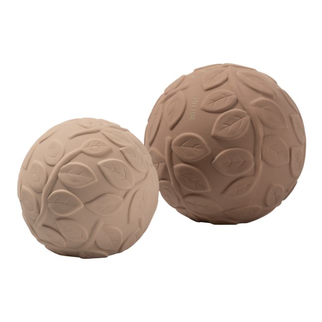 Leaf Sensory Ball - Set of 2 | Brown