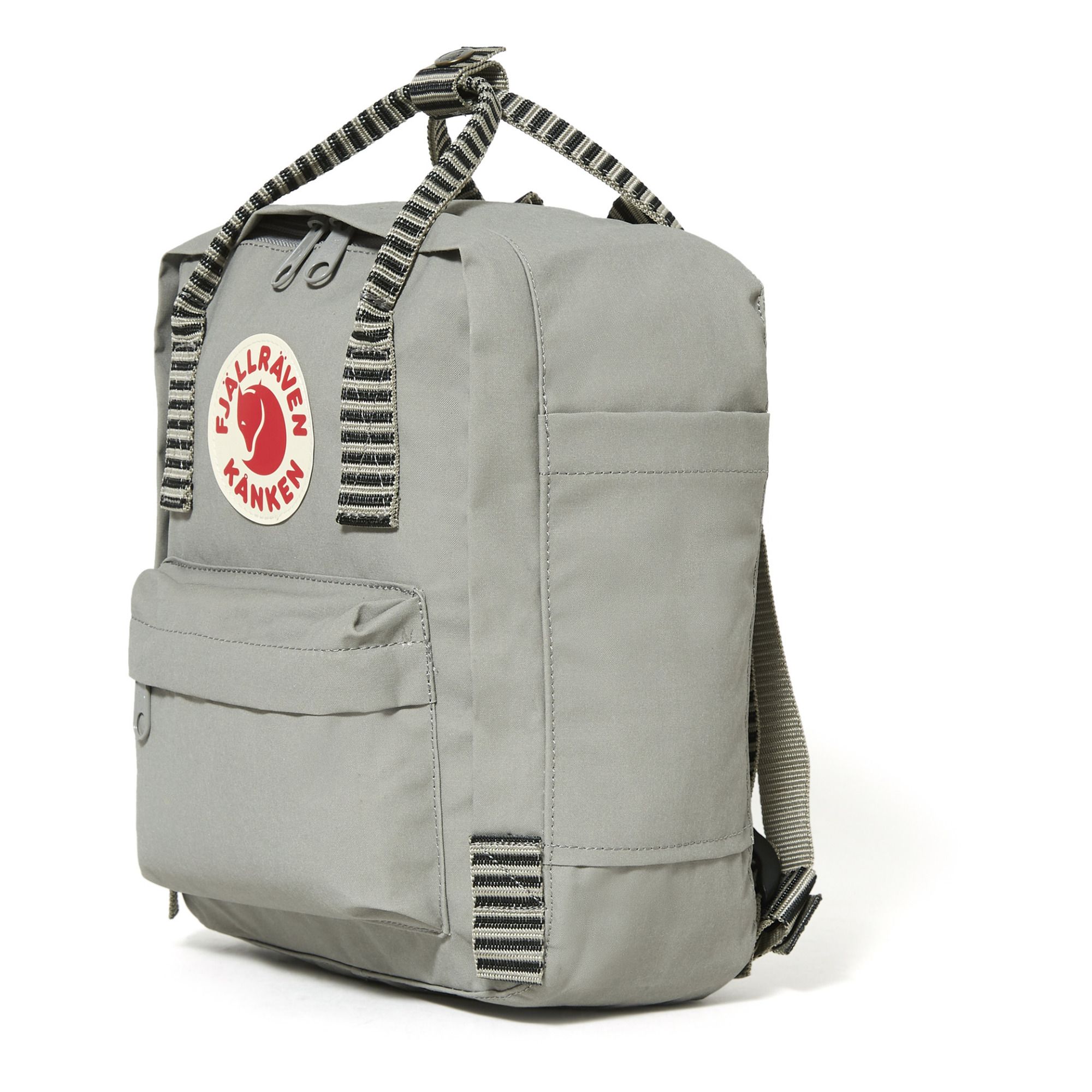 grey small backpack