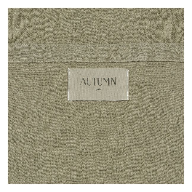 Punto Organic Cotton Jacquard Napkin | Khaki