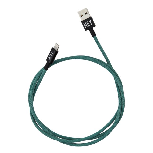 Cable de carga para iPhone - 1 m Verde Oscuro