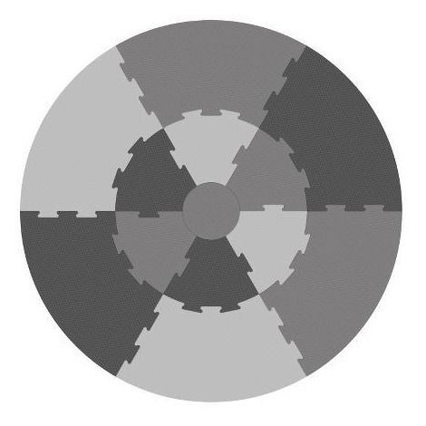 Spielteppich Puzzle | Grau- Produktbild Nr. 0