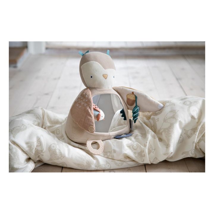 Blinky Owl Toy | Beige- Product image n°1