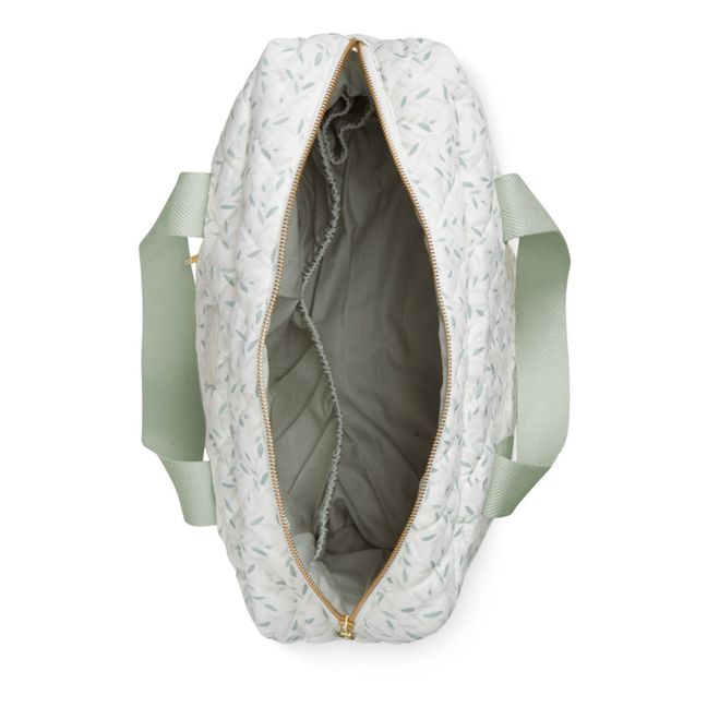 Borsa-fasciatoio Green Leaves in cotone bio | Salvia