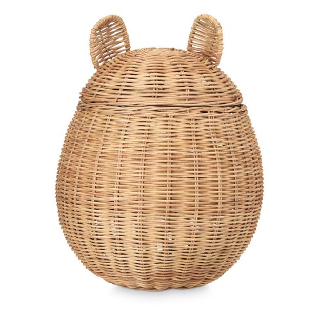 Panier De Rangement Ours En Rotin Cam Cam Design Enfant