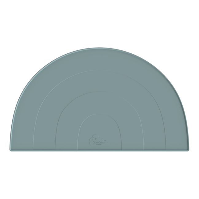 Rainbow Silicone Place Mat | Grey blue