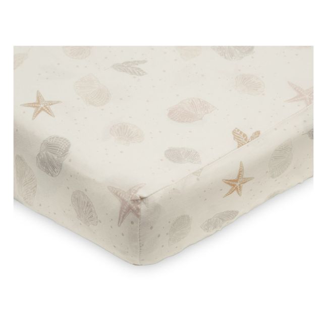 Baby Comfort Housse De Matelas à Langer 80x50 Cm - Housse Coton Blanc Avec Bords Surélevés, Lavable En Machine