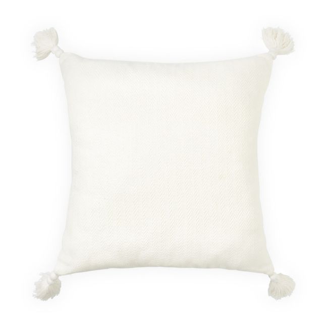 Cuscino spigato | Bianco