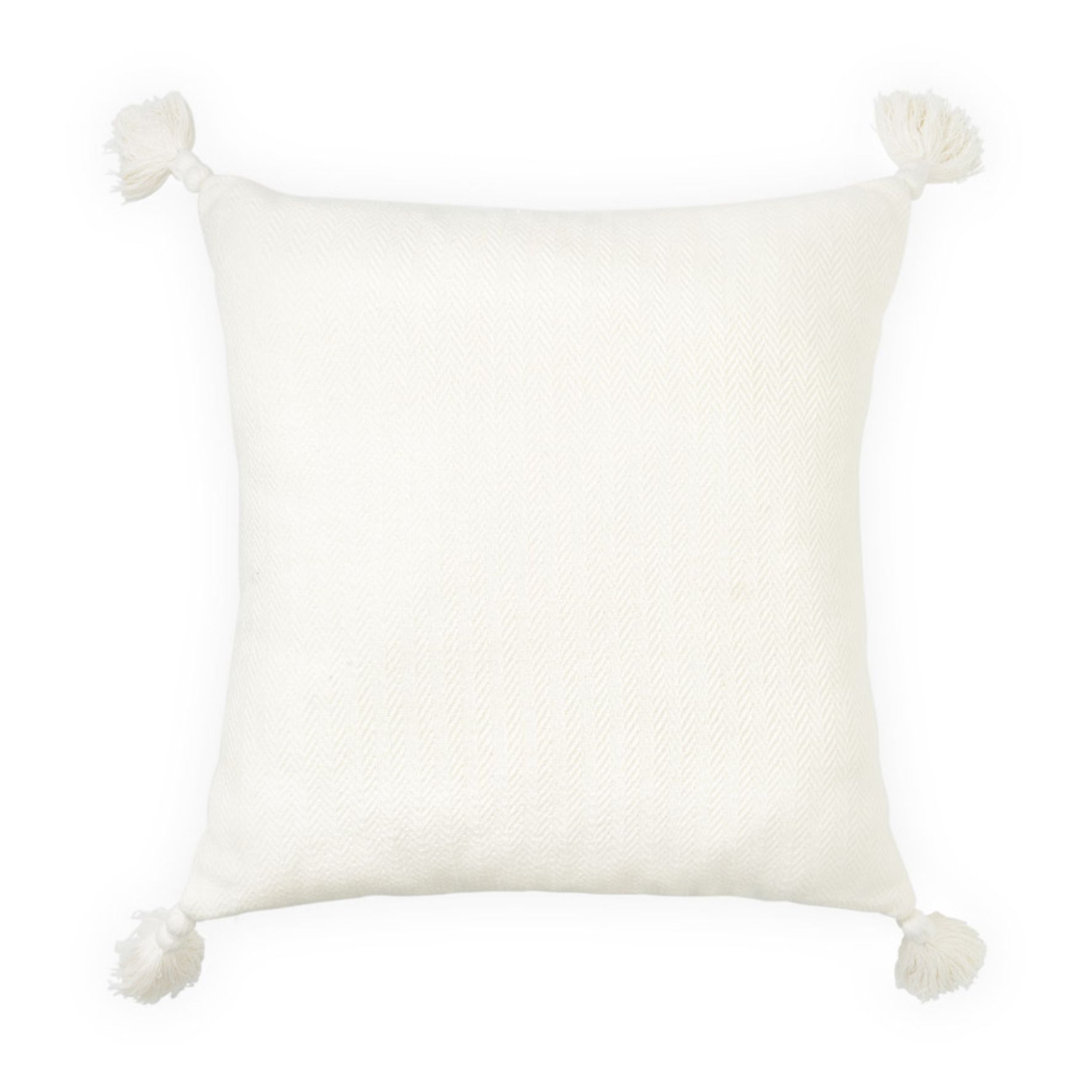 Cam Cam - Coussin chevrons - Blanc cassé