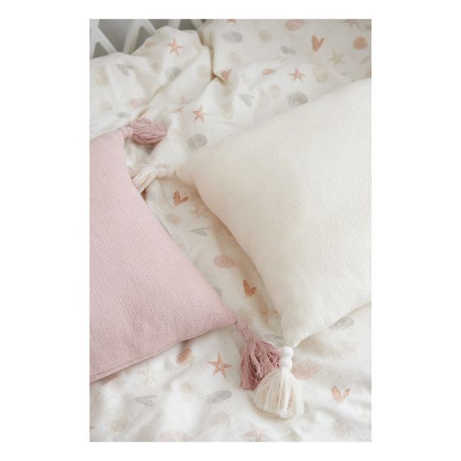 Cuscino spigato | Bianco