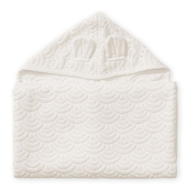 Organic Cotton Rabbit Bath Towel | Off white