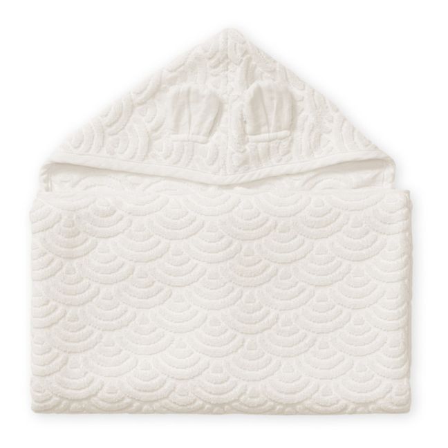 Serviette de toilette Lapin en coton bio | Blanc cassé