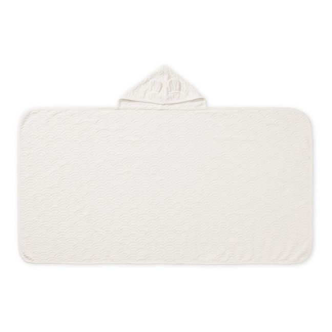 Organic Cotton Rabbit Bath Towel Off white