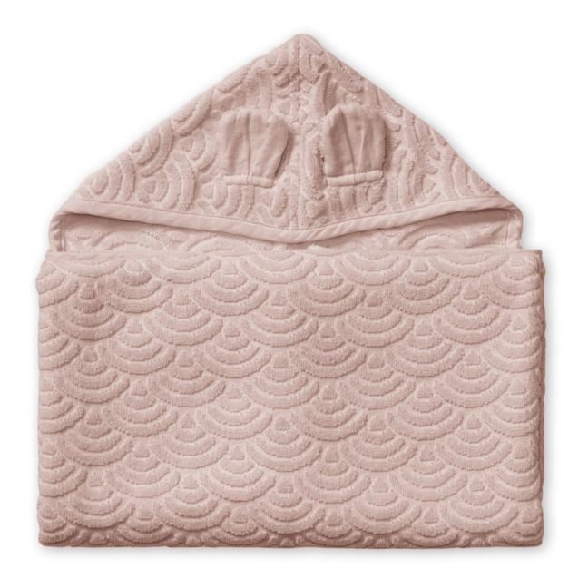 Organic Cotton Rabbit Bath Towel | Powder pink