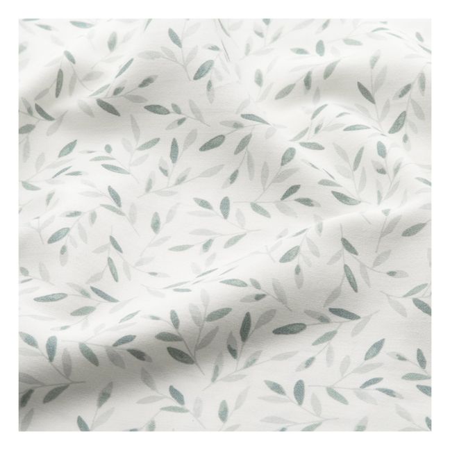 Green Leaves Organic Cotton Quilt Cover | Sage