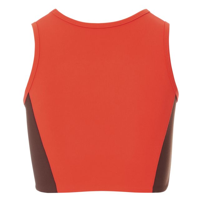 Transcend Crop Top  | Brown