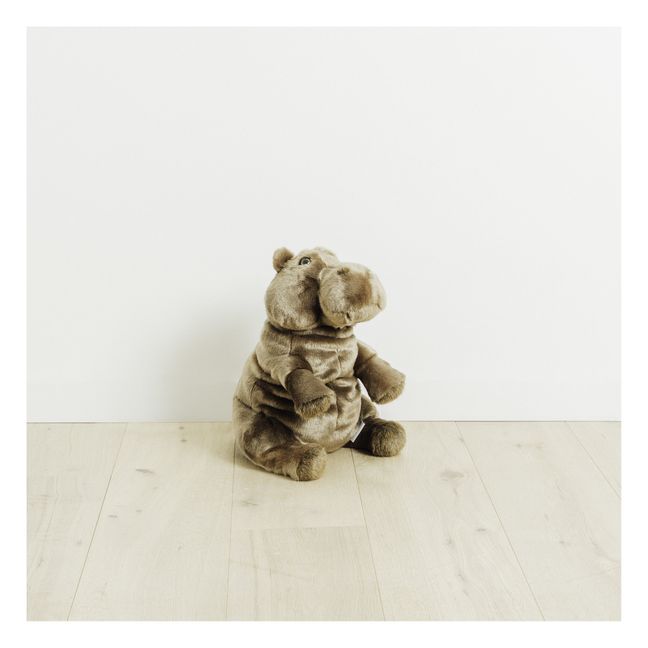 My Hippo Edgar Soft Toy | Dark grey