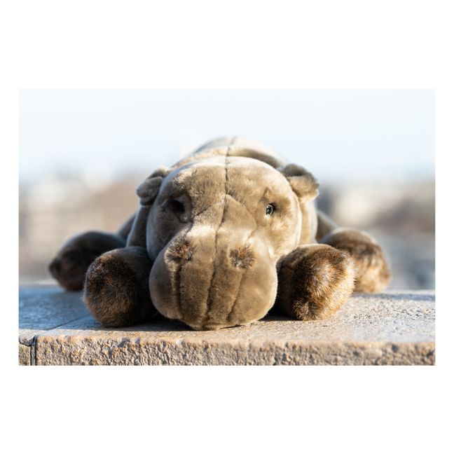 My Hippo Edgar Soft Toy | Dark grey