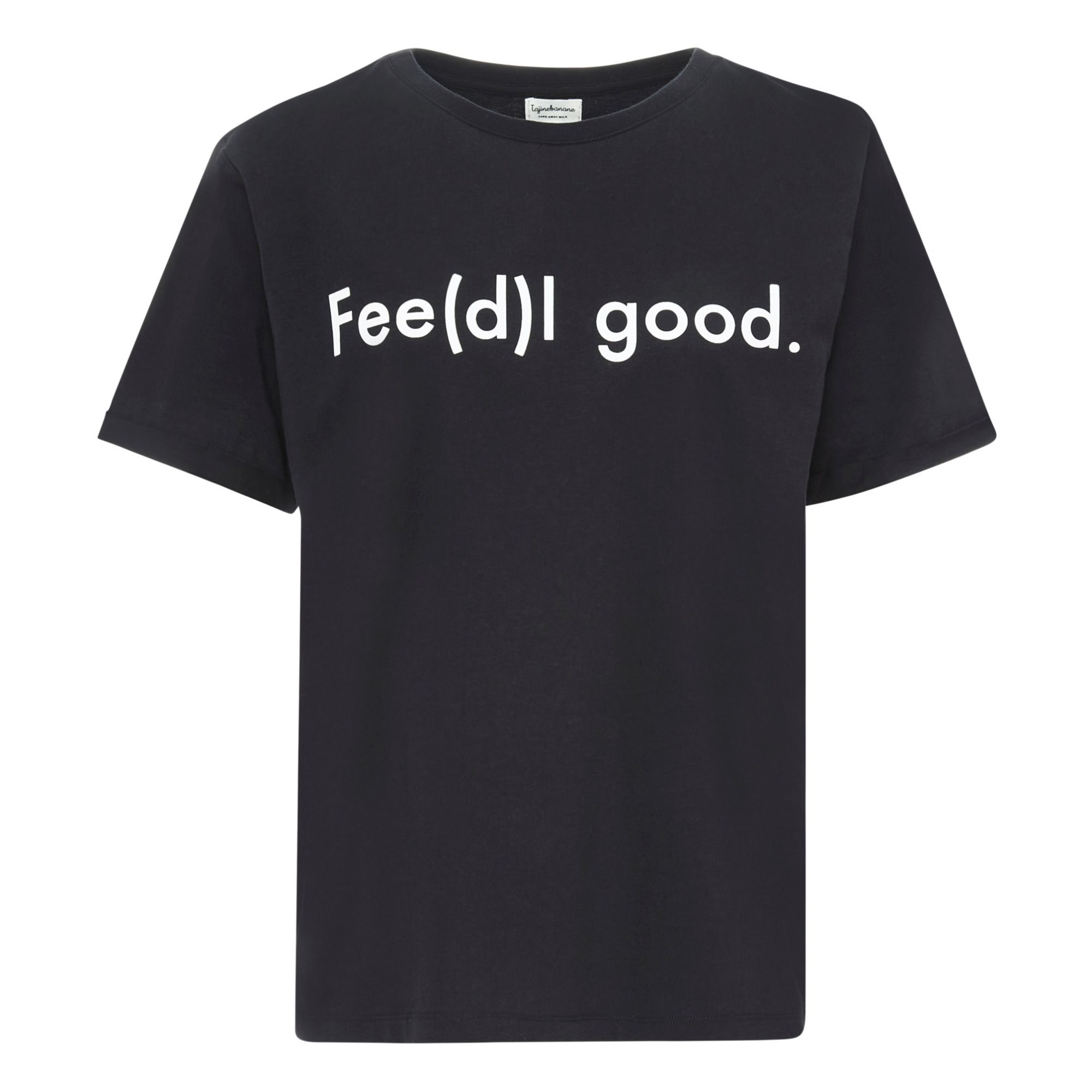 Tajinebanane - T-Shirt d'allaitement Feel good - Femme - Noir
